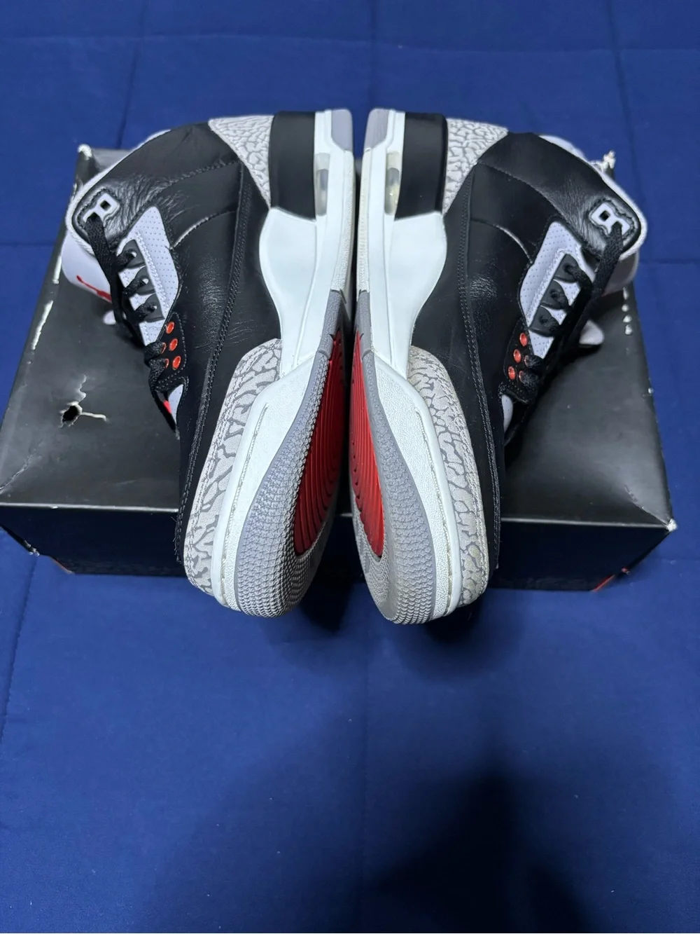 Jordan 3 Retro OG Black Cement 2024 Size 11.5